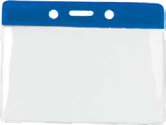 1820-1002 Color-Bar Holders for Quick Identification - Horizontal - Blue Bar