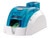 Pebble 4 Evolis Ocean Blue Single-Sided ID Card Printer w/ Smart