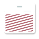 Brady T6027A Timebadge backparts Expiring Badge - 3 x 3" Clip on Color Header - White