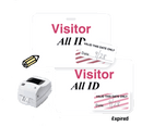 Brady 06119 timetoken Designs - "VISITOR" Expiring Badge