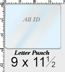 Brady 1240-6005 Letter Pouch Laminate: 9" x 11 1/2" - 5 mil