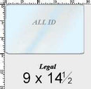 Brady 1240-2005 Letter Pouch Laminate: 9" x 11 1/2" - 10 mil