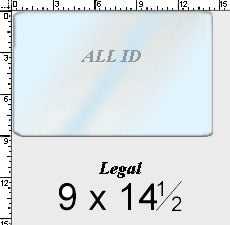 Brady 1240-2005 Letter Pouch Laminate: 9" x 11 1/2" - 10 mil