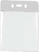 Brady 1820-1050 Color-Bar Holders for Quick Identification Badge Card Holder - Vertical - Clear Bar