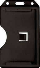 Brady 1840-3081 Holds Your ID & Business Cards Holder - Vertical - Black