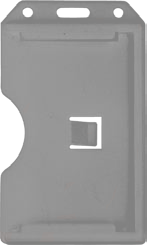 Brady 1840-3088 Holds Your ID & Business Cards Holder - Vertical - White