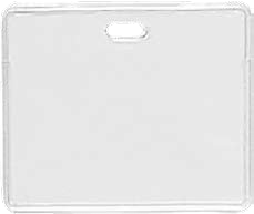 Brady 1840-5010 Strap Clip or Lanyard Badge Card Holder Keeps the ID Locked In - Horizontal