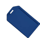Brady 1840-6202 Rigid Luggage Tag Card Holder - Blue
