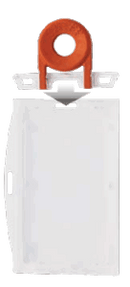 Brady 1840-6630 Slide Out Your ID or Access Card Badge Card Holder - Horizontal