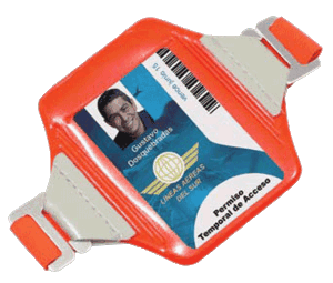 Brady 1840-6615 Locking Card Holders - Protects ID Card End Piece Key