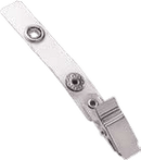 Brady 2105-3000 Nickel Plated Steel Clip w/ Clear Strap