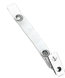 Brady 2105-3100 2-Hole w/ Clear Strap Clip - Strap Size- 2 3/4"