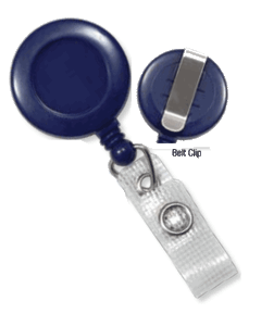 Brady 2120-3102 Stylish & Durable Reel Badge Card Holder - Blue