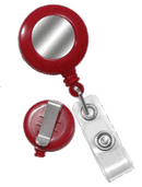 Brady 2120-3106 Stylish & Durable Reel Badge Card Holder- Red