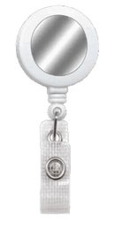 Brady 2120-3108 Stylish & Durable Reel Badge Card Holder - White