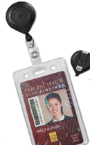 Brady 2120-3501 Smart Reel Badge Card Holder - Black