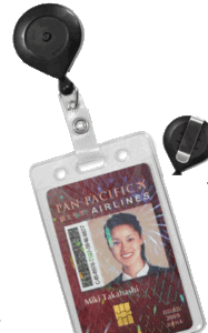 Brady 2120-3501 Smart Reel Badge Card Holder - Black