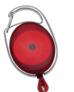 Brady 2120-7056 Premier Badge Reel Fashionable & Versatile - Translucent Red