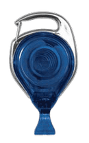 Brady 2120-7060 Carabineer Reel Badge Card Holder Only - Translucent Blue