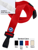 Brady 2137-2048 3/8" Allergen - FREE Lanyard Badge Card Holder - Black