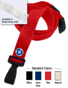 Brady 2137-2054 5/8" Allergen - FREE Lanyard Badge Card Holder - Black