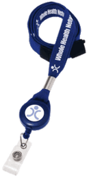 Brady 2138-7003 Lanyard Badge Reel - Best of Both Worlds - Navy Blue