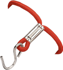 Brady 2140-2206 Color Elastic Wrist Band - Red