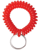 Brady 2140-6306 Color Elastic Wrist Band - Split Ring - Red