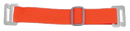 Brady 2145-2013 Anti-Microbial Arm Badge Holder Straps - Neon Orange