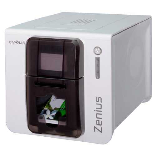 Evolis ZN1U0000TS Zenius Classic Grey Brown Printer without option, USB
