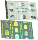 HV-80P Holographic Adhesive Full-Card Overlays - 500pkg