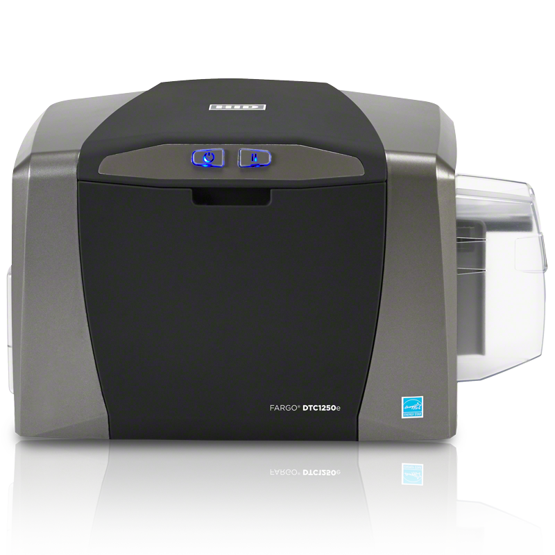 FARGO 050000 DTC1250e SINGLE-SIDED ID CARD PRINTER WITH ISO MAG ENCODER