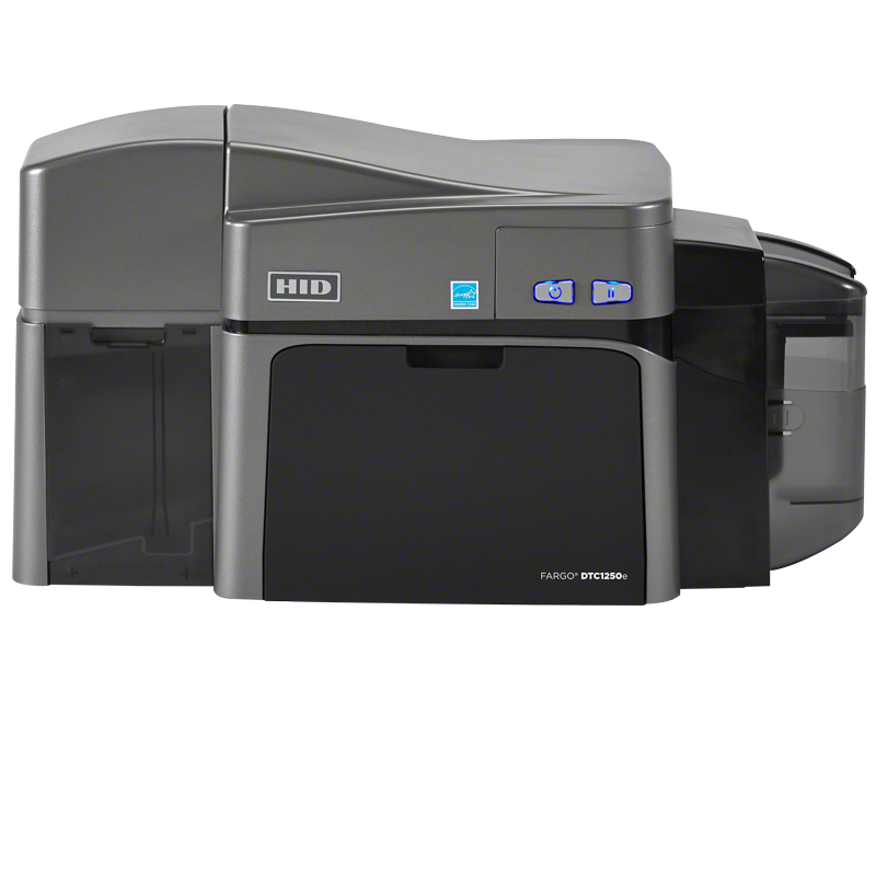 FARGO DTC1250e DUAL-SIDED ID CARD PRINTER WITH ETHERNET, INTERNAL PRINT SERVER, ISO MAG ENCODER