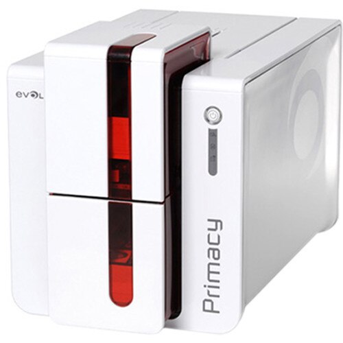Evolis PM1W0000RS Primacy Simplex Wireless Fire Red Printer without option, USB & Wi-Fi, with Cardpresso XXS software licence
