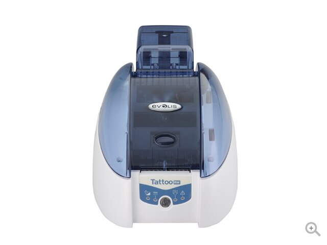 Evolis TTR201BBH-00HS Tattoo2 Rewrite Contactless with SpringCard Crazy Writer encoding module, USB & Ethernet
