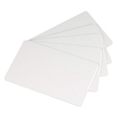 Zebra 104523-111  Zebra white PVC cards, 30 mil (500 cards)