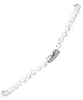 2130-1008 Small plastic bead chain