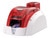 Pebble 4 Evolis Fire Red Single-Sided ID Card Printer w/ Mag Encoder PBL401FRH-M