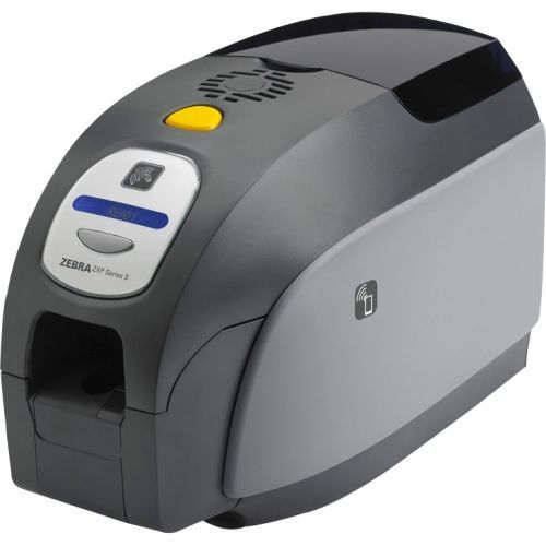 Z32-0M00E200US00 Zebra QuikCard ID Solution with ZXP Series 3 dual-sided card printer, USB, Magnetic encoder, CardStudio software, webcam, and Media starter kit (200 cards, 1 YMCKOK color ribbon)