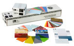 104523-134 Zebra color PVC card - blue, 30 mil (500 cards)     