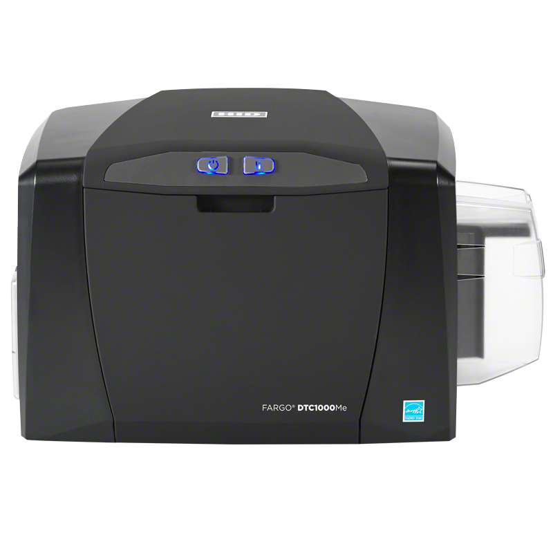 FARGO DTC1000Me MONOCHROME ID CARD PRINTER WITH ETHERNET AND INTERNAL PRINT SERVER